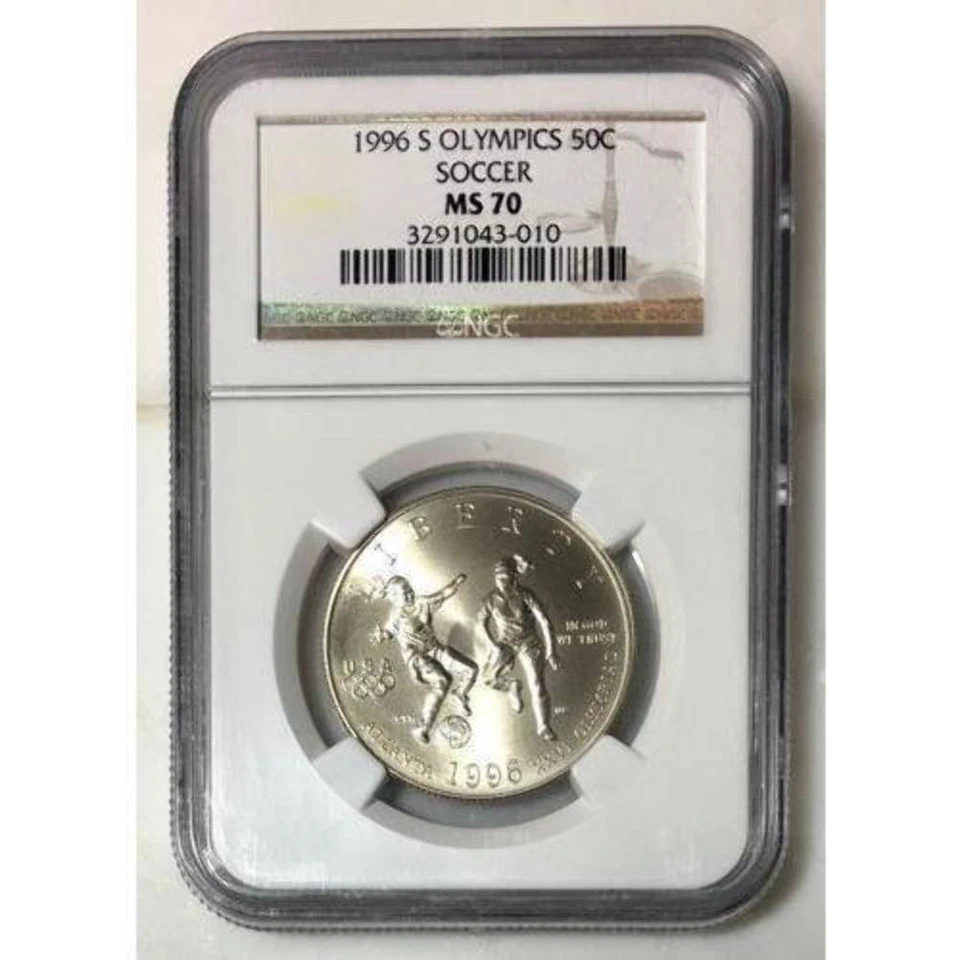 1996 S Soccer Half Dollar NGC MS70 ***Rev Tye's Coin Stache*** #301089 - Image 1 of 2