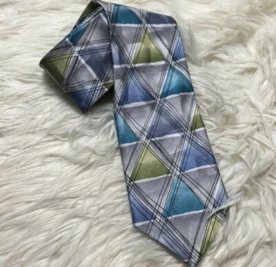 Corbata J Garcia Jerry Hombre Plata Azul Colección Objetos Aztecas Clásica Foto 1 de 4