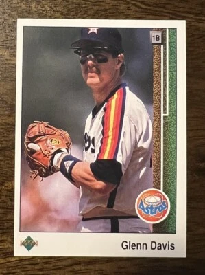 1989 Upper Deck #443 Glenn Davis Houston Astros - Image 1 of 2