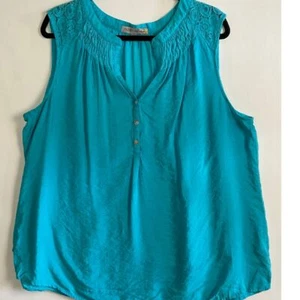 Top para mujer Figueroa y flores 2X sin mangas talla grande - Imagen 1 de 9