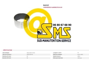 JUNGHEINRICH DOUILLE BAGUE DE BUTEE DIRECTION TRANSPALETTE TM22 AM2200 AM 2200 - Picture 1 of 1