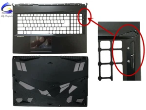 New MSI GL75 9SE 9SD MS-17E2 MS-17E4 Upper Palmrest Keyboard Cover / Bottom Case - Picture 1 of 9