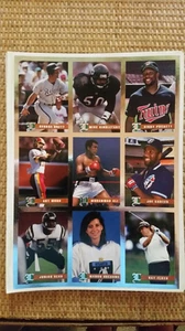 LEGENDS SPORTS MAGAZINE UNCUT SHEET FOIL CARDS George Brett , Muhammad Ali - Picture 1 of 1