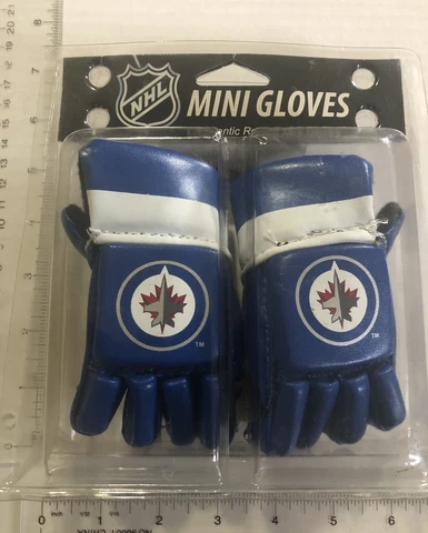 Winnipeg Jets NHL Hockey Mini Gloves Rear View Mirror Danglers! Cover