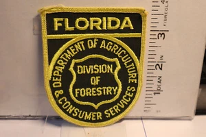 police patch DEPT OF AGRICULTURE DIVISION OF FORESTRY FLORIDA - Picture 1 of 1