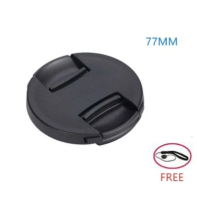 NEW Generation Snap On Front Lens Cap ABS Dust-proof Cover 77mm Canon Universal  - Image 1 of 3