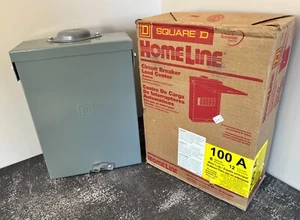 Square D Homeline HOM612L100RB Load Center 100A, 6-Spaces, 12-Circuits - Picture 1 of 15