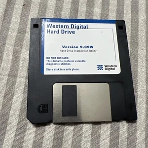 Western Digital Hard Drive Installation Utility Version 9.09W 3.5" Floppy Disk - Picture 1 of 1