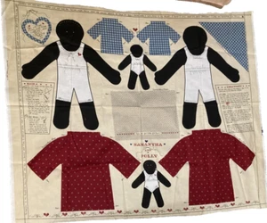 Vtg Rare Concord Cut & Sew Fabric Samantha & Polly Soft Rag Doll-Joan Kessler - Picture 1 of 3