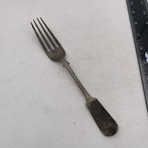 Antik 1880er D&A Daniel Arter Nevada Silber Co Tafelgabel Geige Ersatz - Bild 1 von 7