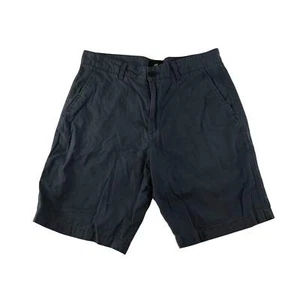 H&M shorts men's EUR 30 navy plain chino style regular fit cotton - Picture 1 of 9