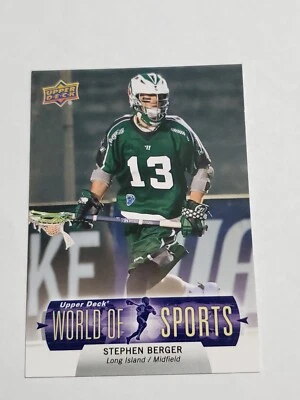 2011 Upper Deck World of Sports Stephen Berger #205 - Image 1 of 2