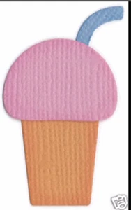 QuicKutz Die 2x2 Frozen Drink Daiquiri New Rare Die-cut NIP Sizzix Wafer Thin - Picture 1 of 1