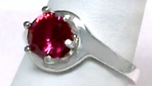 Red Lab Ruby Size 7 Ring 925 Sterling Silver 1.60ct USA Made - Picture 1 of 6