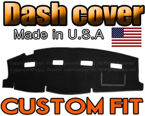 fits 2006-2008  DODGE RAM  1500  DASH COVER MAT DASHBOARD PAD USA MADE/  BLACK - Picture 1 of 5