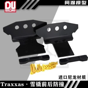 Nylon Material Stoßstange vorne + Stoßstange hinten für TRAXXAS 1/8 4WD SCHLITTEN - Bild 1 von 6