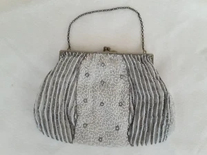 Vintage women's small BEADED purse 1920s. - Picture 1 of 4