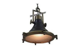 Hanging Ceiling Light Vintage spot light Wave Nautical Pendant Chandelier Lamp - Picture 1 of 4