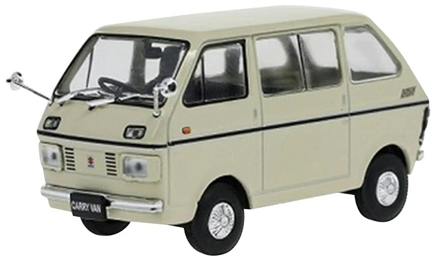 FIRST 43 1/43 SUZUKI Carry Van 1969 Ivory F43-163 w/ Tracking