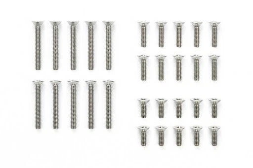 Tamiya 15527 Mini 4wd Stainless Steel Countersunk Screw Set (6/8/15mm)