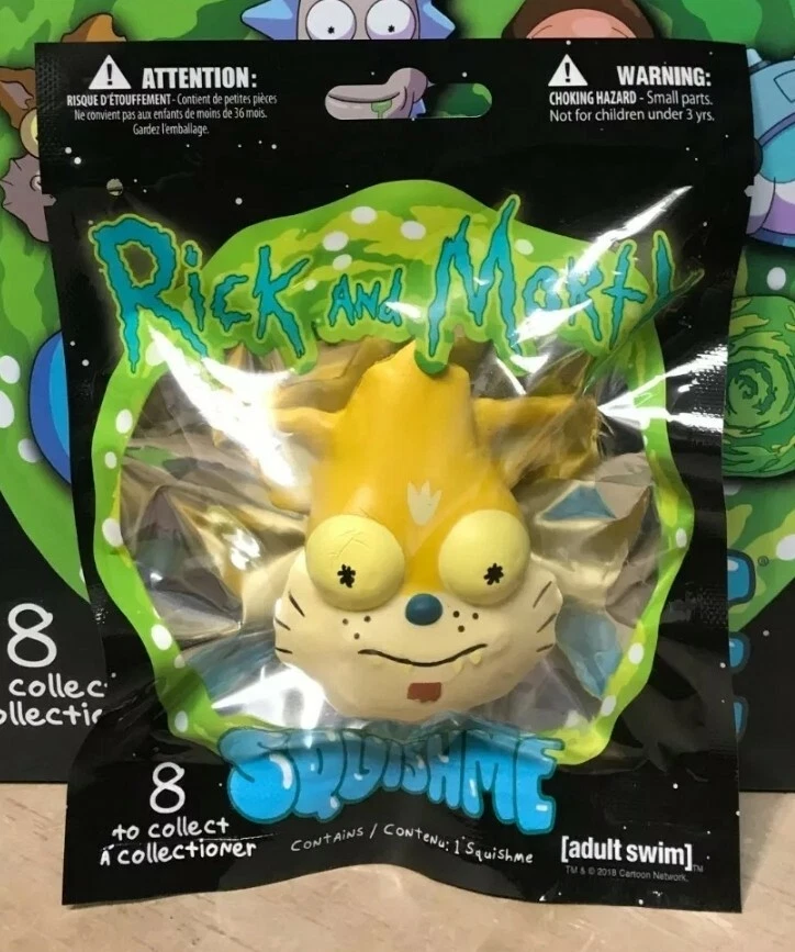 1x RICK AND MORTY SQUANCHY OFFICIAL LICENSED SQUISHME SQUISHY NEW w/ BAG - Image 1 of 1