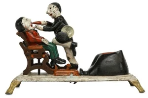 Money banks Piggy banks mechanical antique / vintage cast iron bank Dentist - Picture 1 of 4