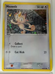 Meowth 69/112 - EX FireRed & LeafGreen - Pokemon Holo Foil Rare Nice! - Picture 1 of 2