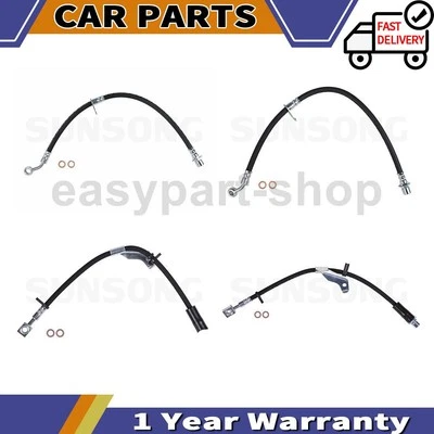 4 mangueras de línea de freno delanteras traseras Sunsong para Chevrolet Equinox 2011 2012 Foto 1 de 4