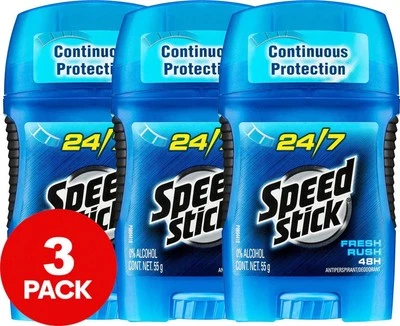 3 x Speed Stick 24/7 Fresh Rush Roll-On Deodorant 0.55g... - image 1 of 4