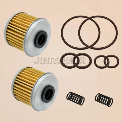 2PCS Oil Filters Kit for Honda CRF150R CRF150RB CRF250R CRF450R CRF250X CRF450X - Image 1 of 4