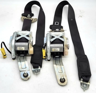 2013 2014 ACURA ILX CONJUNTO DE CINTO DE SEGURANÇA DIANTEIRO LADO DIREITO E ESQUERDO FABRICANTE DE EQUIPAMENTO ORIGINAL PRETO - Imagem 1 de 3