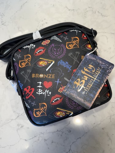 Loungefly Buffy the Vampire Slayer Velvet All-Over Print Drawstring Mini Backpac Loungefly ABC Buffy the Vampire Slayer Velvet All-Over Print  main image 4