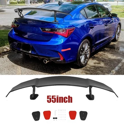 For Acura ILX 2013-2022 55" Rear Trunk Spoiler Style Racing Wing Gloss Black Foto 1 de 4