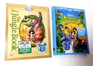 The Jungle Book 2 dif Dust Jackets Blu-ray Tested Disney Blu Ray DVD - Picture 1 of 8