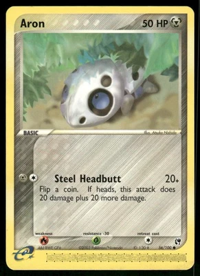 Aron 56/100 Common Normal NM Pokemon Sandstorm - Image 1 of 2