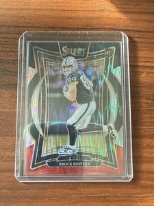 2024 Panini Select - Concourse Brock Bowers #31 Black & Red Shock Prizm (RC) - Picture 1 of 2