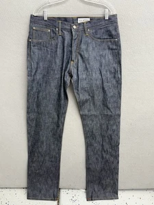 GUSTIN Men’s California Straight Raw Selvedge Denim Jeans 36x36 Button Fly - Picture 1 of 10