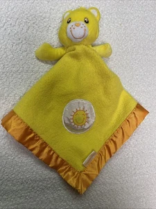 Y2K Care Bear Sunshine Baby 2002 Lovey Plüsch gelb Decke Vintage - Bild 1 von 18