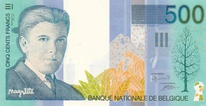BANCO DE BELGIA 500 FRANCOS 1998 SIN CIRCULAR - Imagen 1 de 2