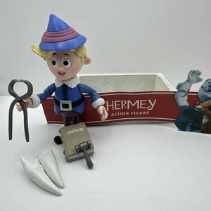 Rudolph & The Island of Misfit Toys Hermey Action Figure Complete set 4.5 Inches - Picture 1 of 5