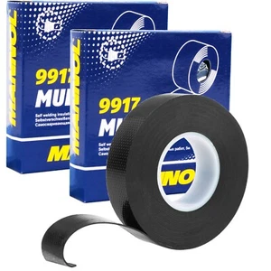 2x 5m MANNOL MULTITAPE REPARATURBAND ISOLIERBAND SELBSTVERSCHWEIßENDES KLEBEBAND - Bild 1 von 3