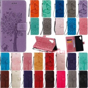 For Samsung Galaxy Note 20 Ultra 10 Plus 9 S20 Flip PU Leather Wallet Case Cover - Picture 1 of 41