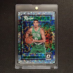 2017-18 Donruss Optic #3 Jayson Tatum The Rookies Fast Break Holo RC SP! Minty!
