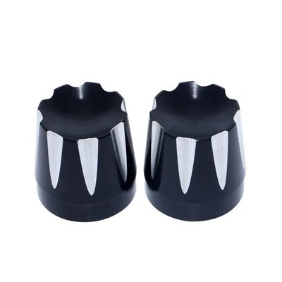 CNC Excalibur Front Axle Nut Cover Harley Softail Dyna Fatboy CVO Road King VROD - Image 1 of 4