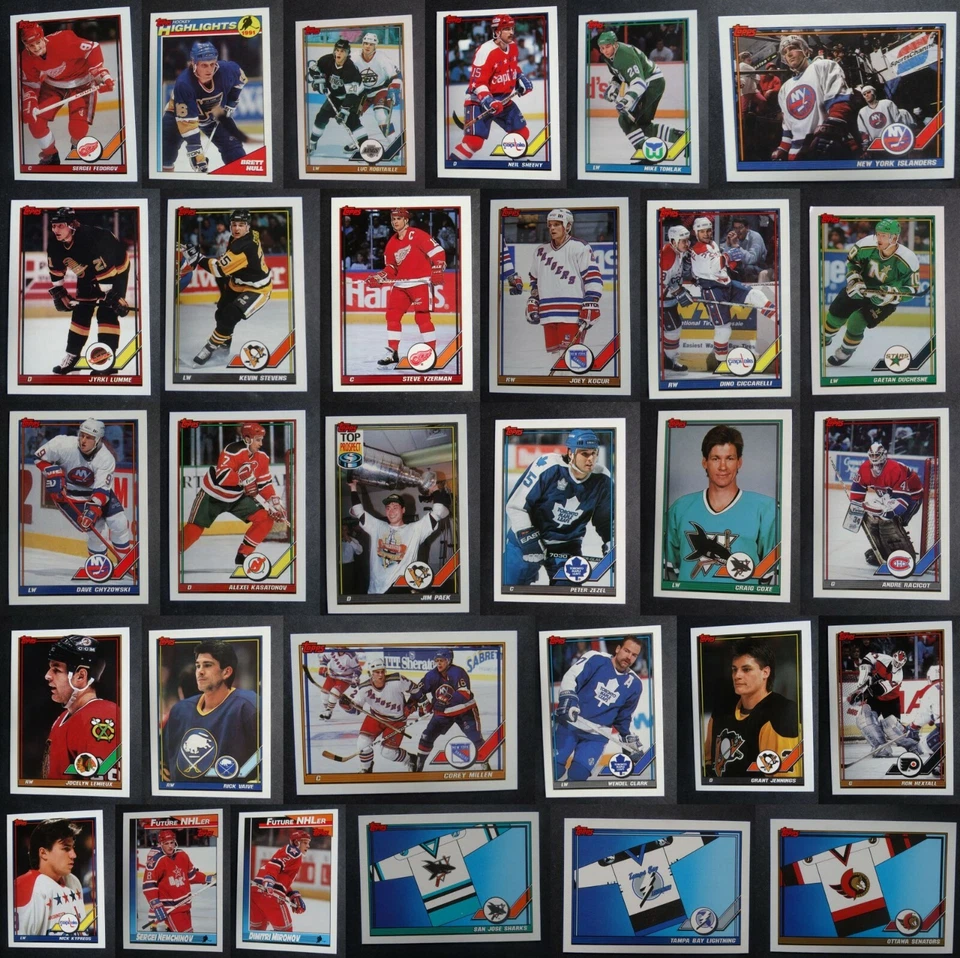 1991-92 Topps Hockey Cards Complete Your Set You U Pick From List 401-528 - Image 1 of 1