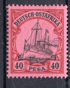 German East Africa 1901, the 40 Pesa, mint lightly hinged Mi. # 18