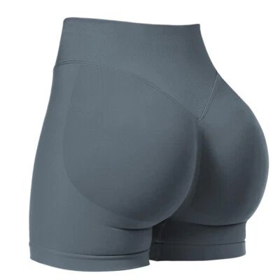 Pantalones Cortos de Bicicleta para Mujer Levantamiento de Glúteos Entrenamiento Scrunch Botín Impacto Correr Yoga Pantalones Cortos EE. UU. Foto 1 de 4