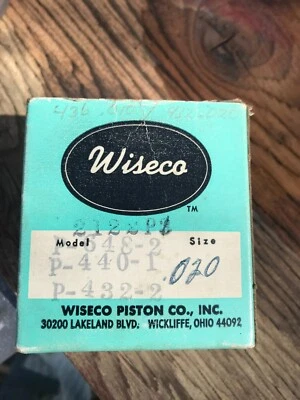 Vintage  Polaris Wiseco 436 (432)  PISTON &RINGS - Image 1 of 4