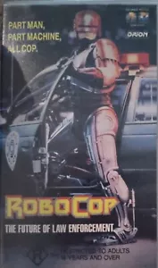ROBOCOP VHS 1987 Peter Weller Paul Verhoeven Cult Classic Rare Fred Postage - Picture 1 of 3