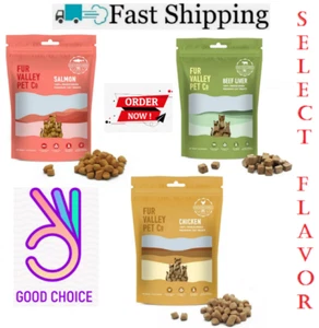 Fur Valley All Natural Freeze Dried Chicken Bites Cat Treats 100% Select Flavor. - Picture 1 of 12